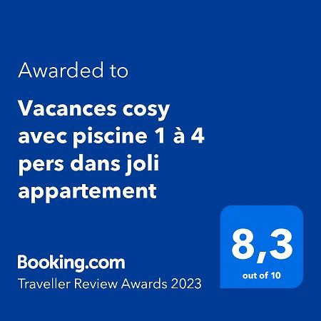 Vacances Avec Piscine Et Entree Autonome Dans Jolie Appartement Jusqu'A 4 Personnes Serignan Luaran gambar